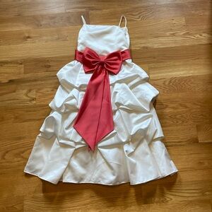 David’s Bridal ivory child’s flower girl dress size 4